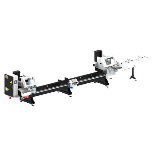 Tronçonneuse à deux têtes pour aluminium - AC 2045 - KABAN MAKINA SANAYI VE TIC. LTD. STI - pour profilés / automatique