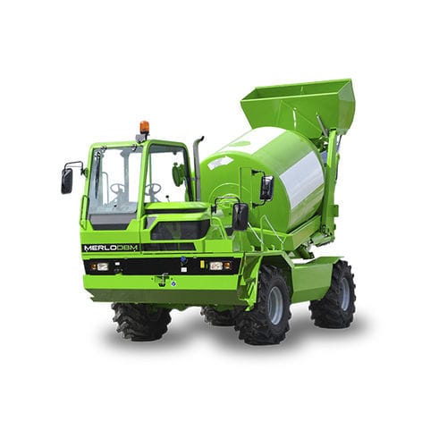Bétonnière à moteur diesel - DBM series - MERLO SPA - sur camion