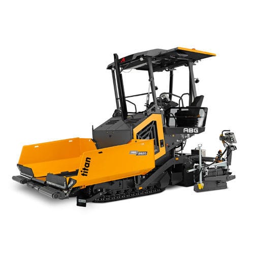 Finisseur d'asphalte - ABG 2820 - Ammann - sur chenilles / convoyeur / de manutention