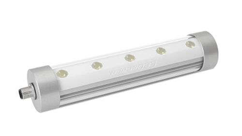 Barre d'éclairage - 22 - 28 VDC, IP67, ø 45 mm | D45-C series - Diana Electronic-Systeme GmbH - à LED / pour machine-outil / de poste de montage