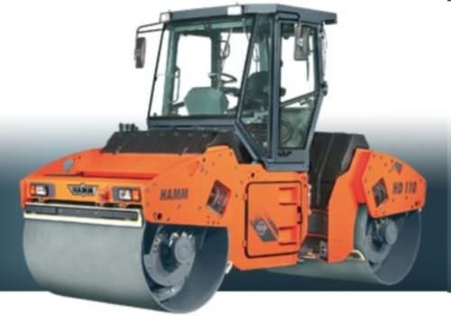 Rouleau compresseur tandem - 13 180 kg | HD 110 - HAMM AG - vibrant / articulé