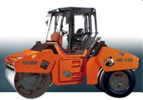 Rouleau compresseur mixte - 11 890 kg | HD 110K - HAMM AG - articulé