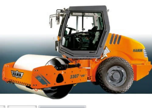 Rouleau compresseur monocylindre - 6 650 kg | 3307 VIO - HAMM AG - vibrant / articulé