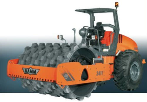 Rouleau compresseur monocylindre - 13 330 kg | 3411 P - HAMM AG - vibrant / articulé