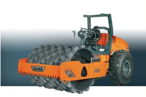 Rouleau compresseur monocylindre - 12 550 kg | 3410 P Tier 2 - HAMM AG - vibrant / articulé