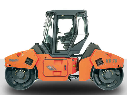 Rouleau compresseur tandem - 10 110 kg | HD 75 - HAMM AG - vibrant / articulé