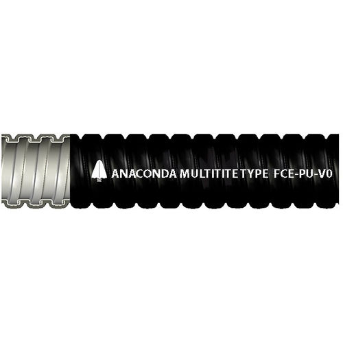 Gaine de protection - FCE PU V0 series  - Anamet Europe - spiralée / pour câbles / en acier galvanisé