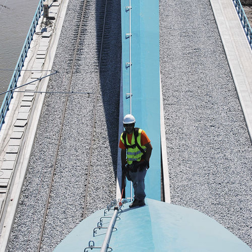 Rail de sécurité antichute - COMBIRAIL - VERTIC - en acier