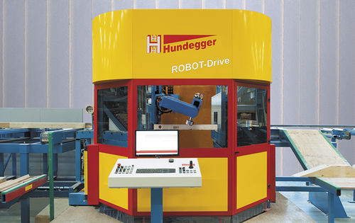 Centre d'usinage à 3 axes - ROBOT-Drive series - Hans Hundegger - universel / pour le bois / de haute précision