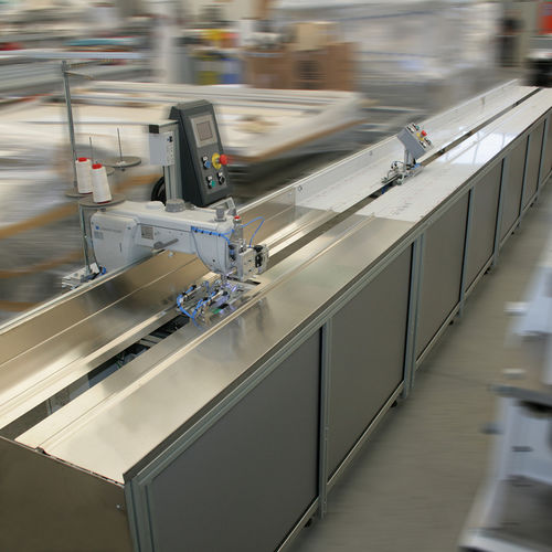 Machine à coudre point noué - SM-100-CA - SolarEdge Automation Machines S.p.A. - à deux aiguilles / à une aiguille / fixe