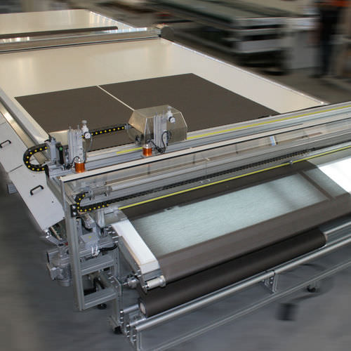 Machine de découpe à lame rotative - SM-400-TA - SolarEdge Automation Machines S.p.A. - à ultrasons / pour tissus / CNC