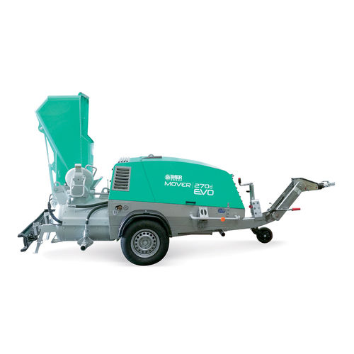 Transporteur de chapes sur semi-remorque - MOVER 270D EVO - IMER International SPA