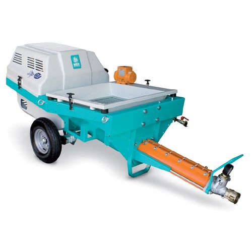 Pompe à béton mobile - STEP 120A - IMER International SPA - pour chantier / diesel / électrique