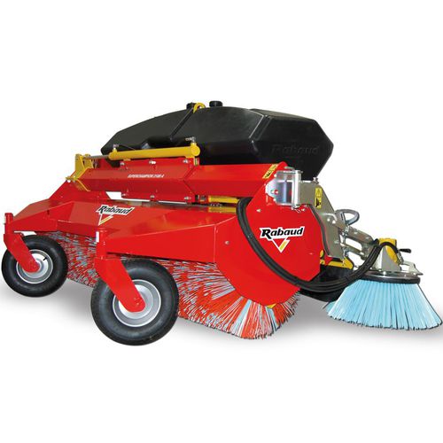 Balayeuse pour tracteur - SUPERCHAMPION series - RABAUD - à moteur hydraulique / d'extérieur / compacte