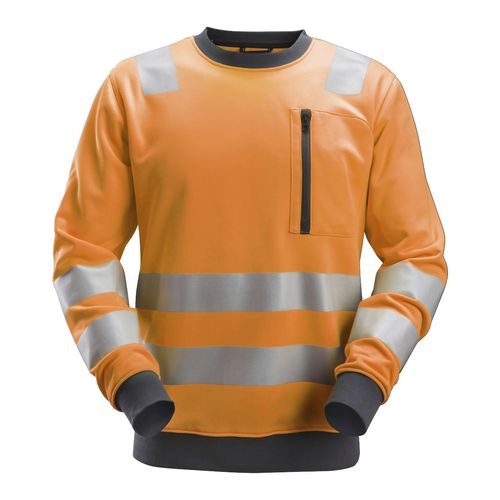 Pullover de travail - 8037 series - Snickers Workwear AB - haute visibilité / en polyester / unisexe