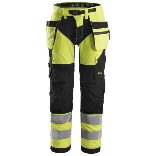 Pantalon de travail - 6932 - Snickers Workwear AB - haute visibilité / de type 2 / en polyester