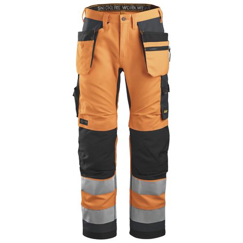 Pantalon de travail - 6230 - Snickers Workwear AB - haute visibilité / en polyester / en polyamide