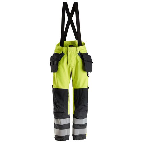 Pantalon de travail - 6568 - Snickers Workwear AB - haute visibilité / imperméable / coquille