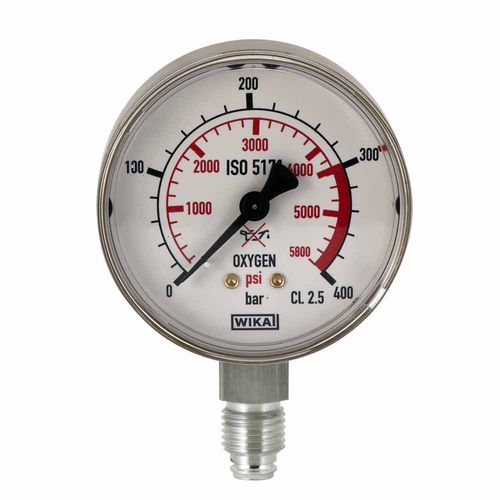 Manomètre analogique - Q6030210CR - OXYTURBO SPA - fileté / à sortie analogique / pour gaz