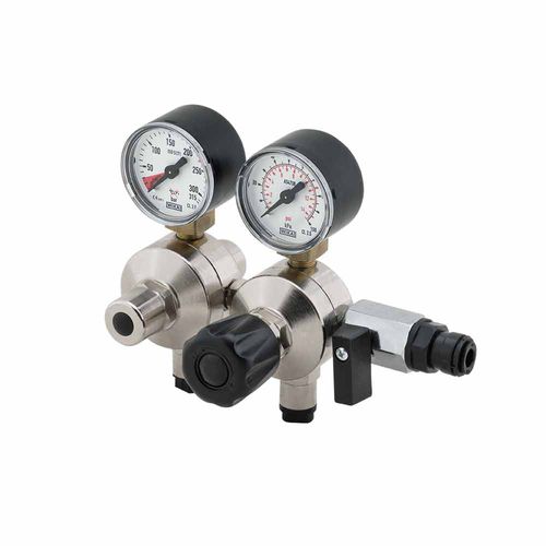 Régulateur/réducteur de pression de gaz - MINORMIX 2 - OXYTURBO SPA - pour CO2 / pour bouteilles