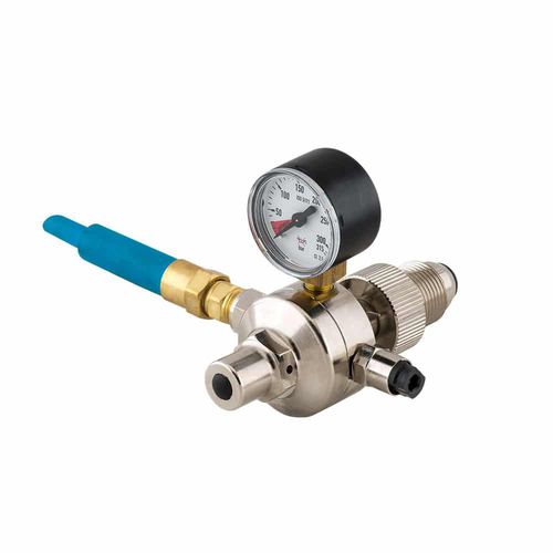 Régulateur/réducteur de pression pour gaz inerte - MAJORFLY - OXYTURBO SPA - à clapet / en laiton / avec manomètre