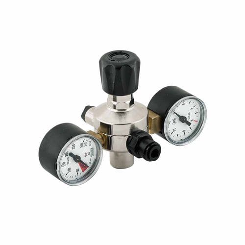 Régulateur/réducteur de pression pour gaz - MINOR - OXYTURBO SPA - en laiton nickelé / pour bouteilles / compact