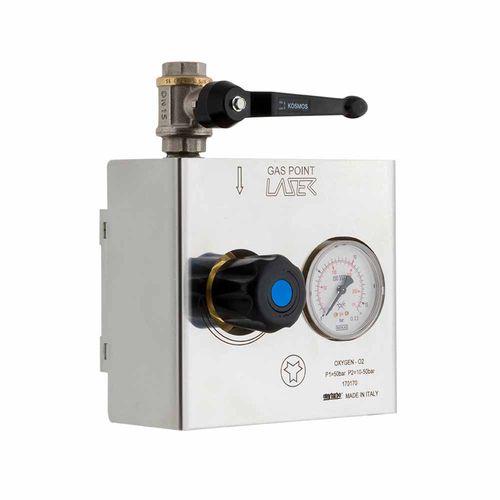 Régulateur/réducteur de pression de gaz - 19088 series - OXYTURBO SPA - à piston / en métal / en inox