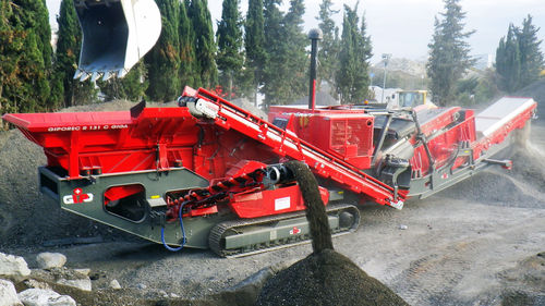 Concasseur à percussion - GIPOREC R 131 GIGA series - GIPO AG - mobile / sur chenilles