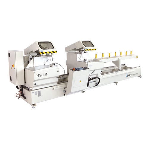Scie à onglet double - HYDRA MX - LGF MACCHINE SRL - à format / pour métaux / semi-automatique