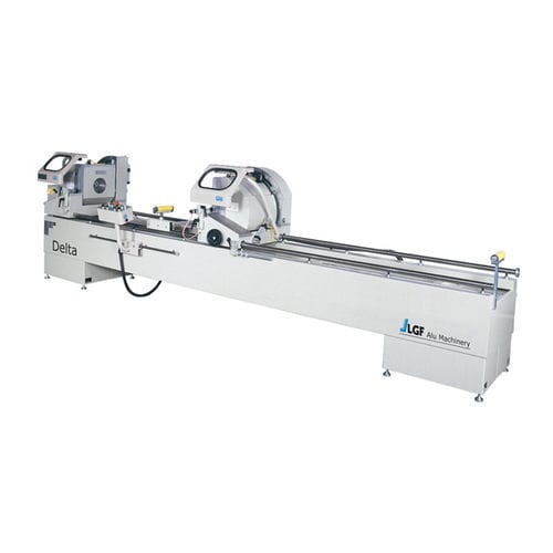 Scie à onglet double - DELTA MX - LGF MACCHINE SRL - à tronçonner / pour aluminium / semi-automatique