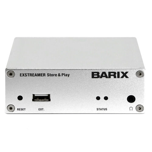 Décodeur IP - EXSTREAMER STORE&PLAY - Barix - audio