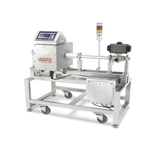 Détecteur de métaux mobile - MD PIPELINE HD - Varpe Control de Peso, S.A. - fixe / pour l'industrie agroalimentaire