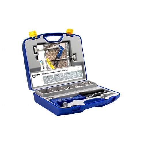 Outil de rivetage en coffret - 1435455 - SFS Group Germany GmbH - à main / pour écrou à sertir / à levier