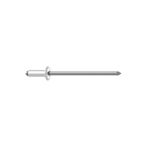 Rivet à tête bombée - SFS Group Germany GmbH - en acier inoxydable / gris