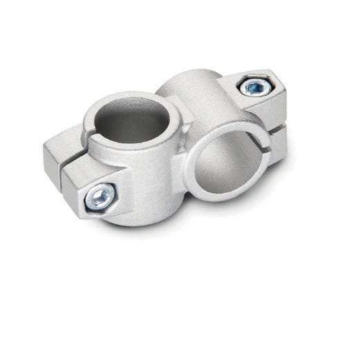 Connecteur de tube en croix - KS series - Inocon GmbH - en fonte d'aluminium / réglable