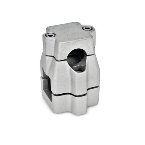Connecteur de tube rond - KMU series - Inocon GmbH - en croix / carré / en fonte d'aluminium