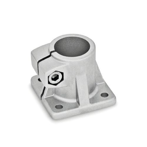 Connecteur de tube rond - BS series - Inocon GmbH - en fonte d'aluminium / réglable