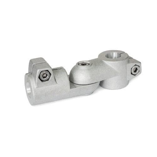 Connecteur de tube rond - GSP - Inocon GmbH - articulé / en fonte d'aluminium / réglable