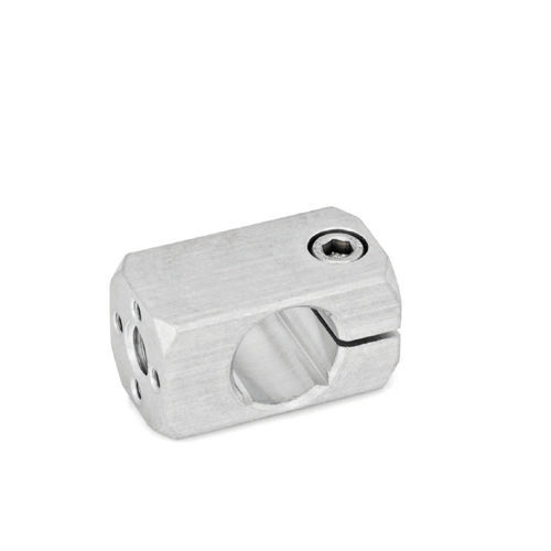 Connecteur de tube rond - CGA series - Inocon GmbH - carré / en aluminium / en acier inoxydable
