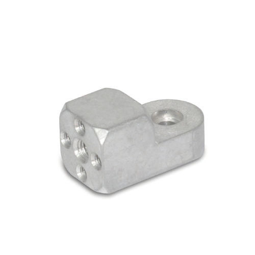 Connecteur de tube rond - LGA series - Inocon GmbH - coudé à 45° / en aluminium / réglable