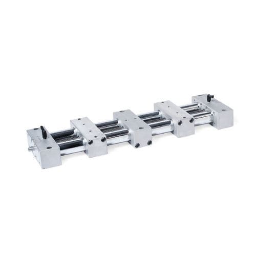 Axe linéaire à double tube - PD3E series - Inocon GmbH - manuel / en aluminium / de précision