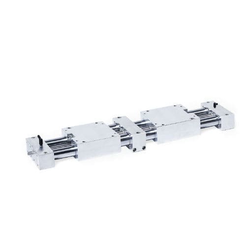 Axe linéaire à vis à billes - PD3DK series - Inocon GmbH - à double tube / manuel / en aluminium