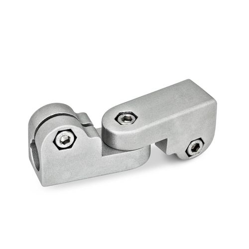 Connecteur de tube rond - GKT series - Inocon GmbH - en aluminium / réglable / appui pendulaire