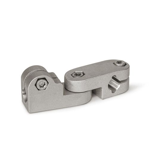 Connecteur de tube rond - GKQ series - Inocon GmbH - articulé / en acier inoxydable / réglable