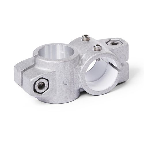 Connecteur de tube en croix - KS.E - Inocon GmbH - en fonte d'aluminium / réglable / coulissant