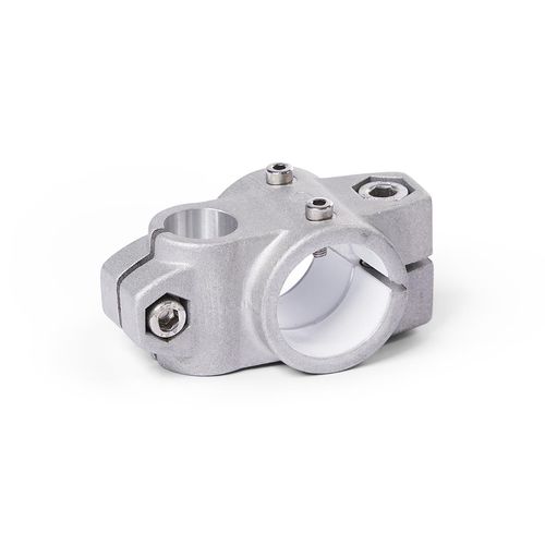 Connecteur de tube en croix - KSU.E  series - Inocon GmbH - en fonte d'aluminium / réglable / coulissant