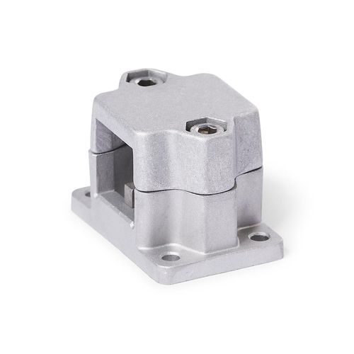 Connecteur de tube rond - FM.E series - Inocon GmbH - carré / en aluminium / réglable