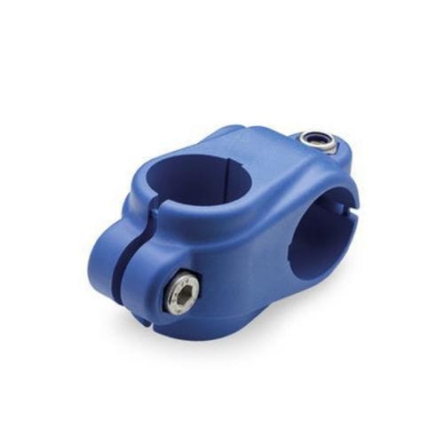 Connecteur de tube rond - KS.P series - Inocon GmbH - en croix / en polyamide renforcé de fibre de verre / réglable