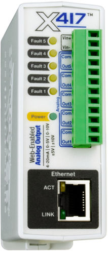 Module de sortie analogique - X-417™ series - Xytronix Research & Design, Inc. - LAN / de réseau / de tension