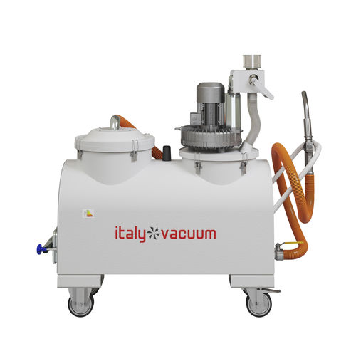 Aspirateur industriel - Mastertank - ITALYVACUUM S.R.L. - à huile et copeaux / électrique / sur roues